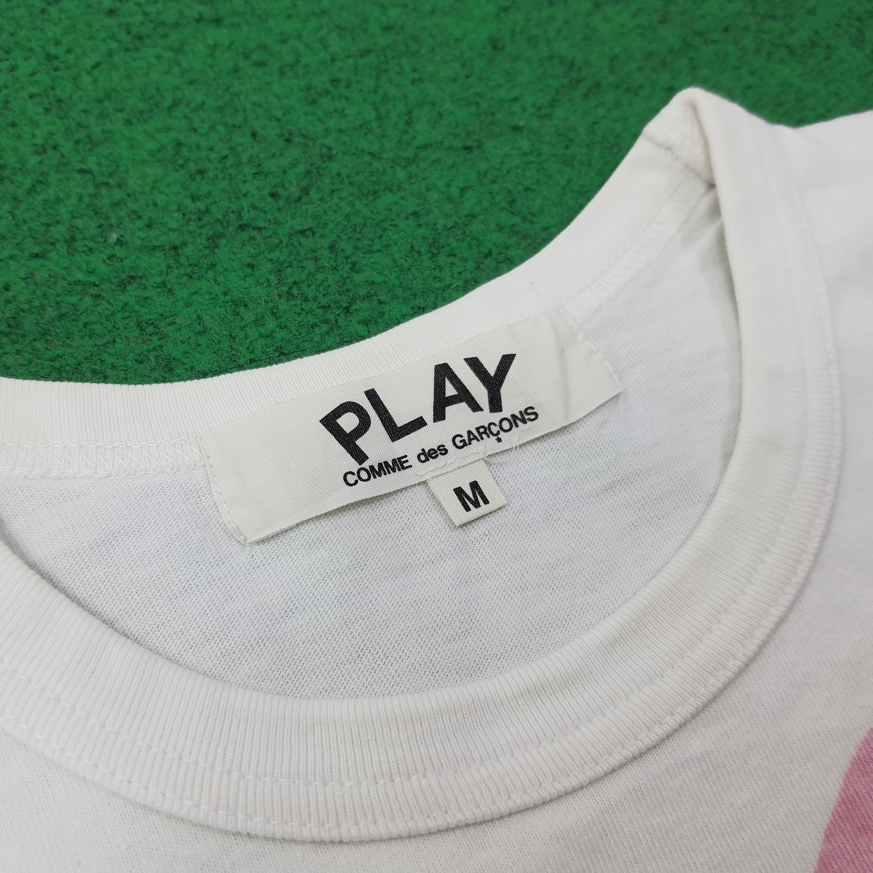 Comme des Garcons PLAY Vintage Comme Des Garcons PLAY Heart Logo Tshirt C267N33 Size XS / US 0-2 / IT 36-38 - 4 Thumbnail