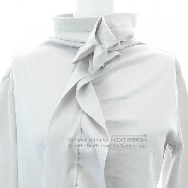 Yohji Yamamoto Yohji Yamamoto Asymmetrical twist shirt Size XS / US 0-2 / IT 36-38 - 4 Thumbnail