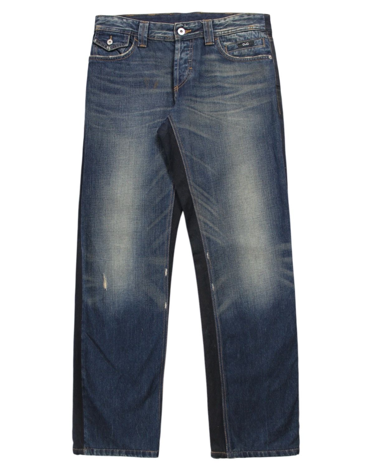 Dolce & Gabbana 2000S DOLCE & GABBANA TWO TONE JEANS Size US 32 / EU 48 - 1 Thumbnail