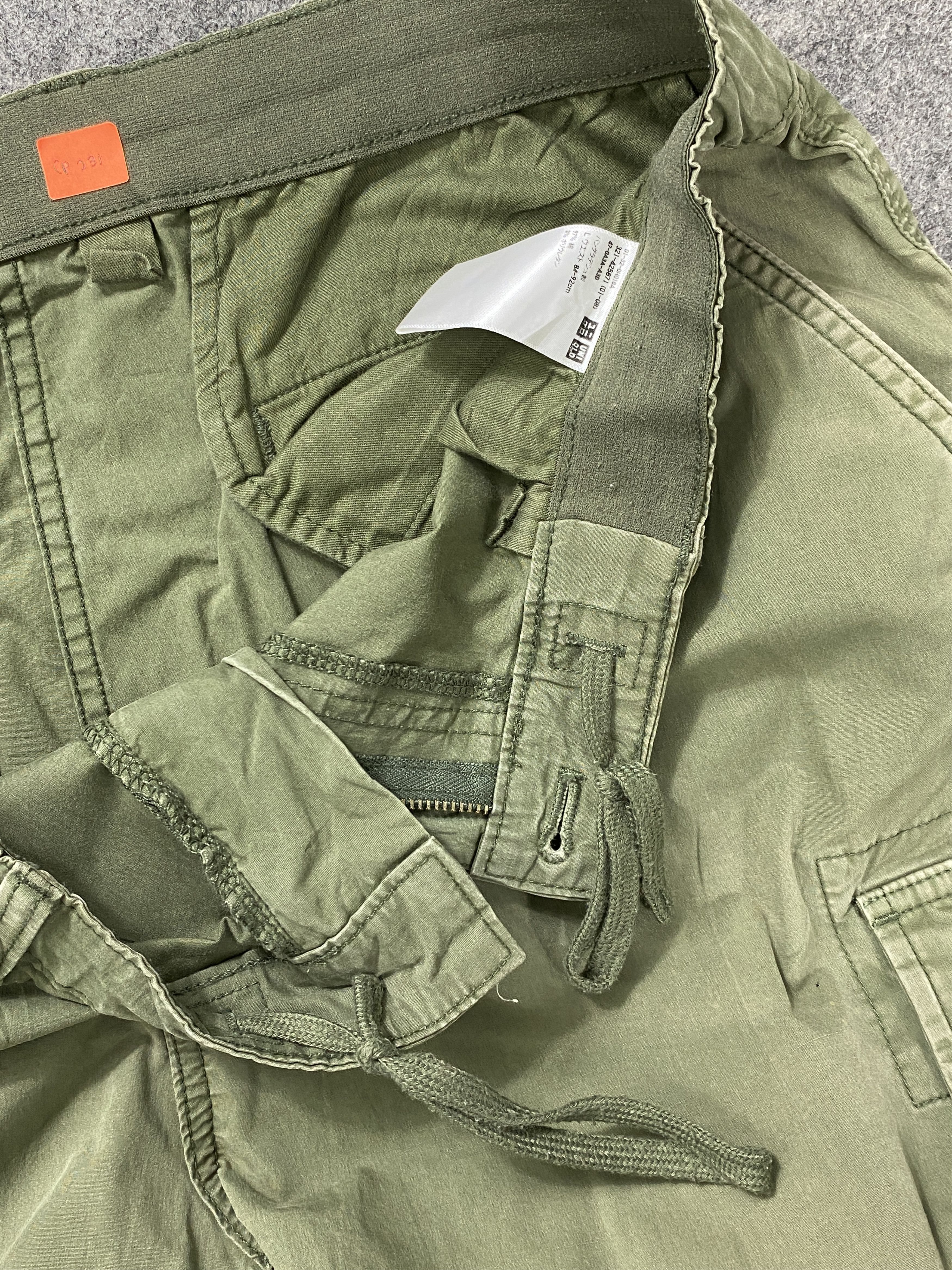 Japanese Brand Uniqlo Parachute Cargo Pants MultiPocket -CP231 Size US 34 / EU 50 - 8 Thumbnail