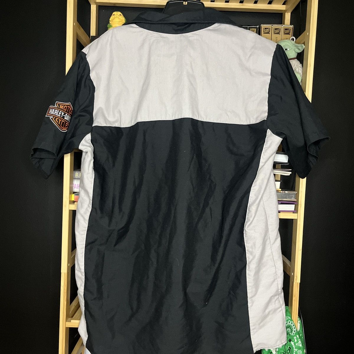 Harley Davidson Vintage Genuine Workwear Button Short Sleeve Shirt Size US L / EU 52-54 / 3 - 5 Thumbnail