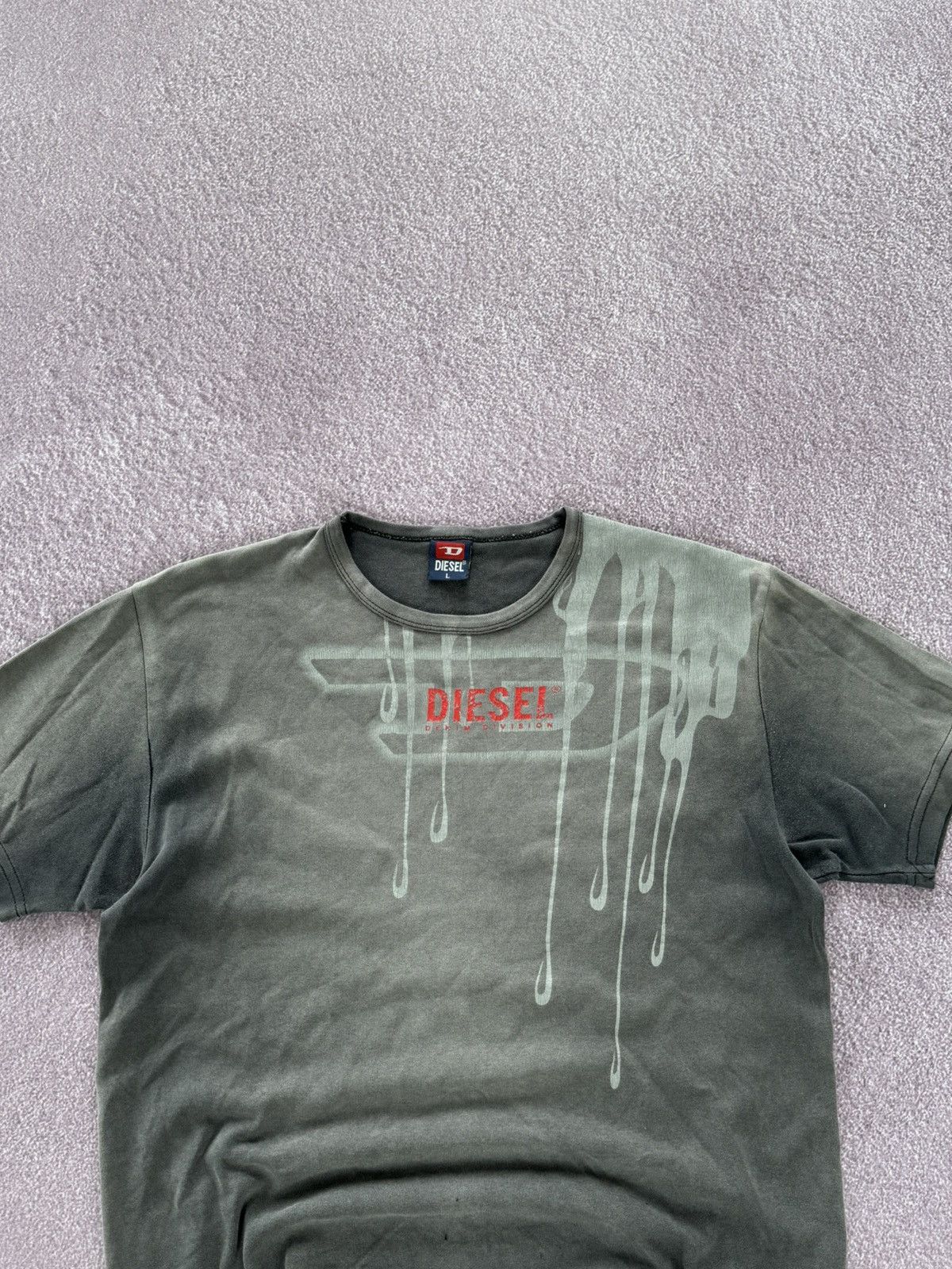 Diesel Vintage Diesel T-shirts Hype Big Logo Y2K Grunge 00s Size US L / EU 52-54 / 3 - 2 Thumbnail