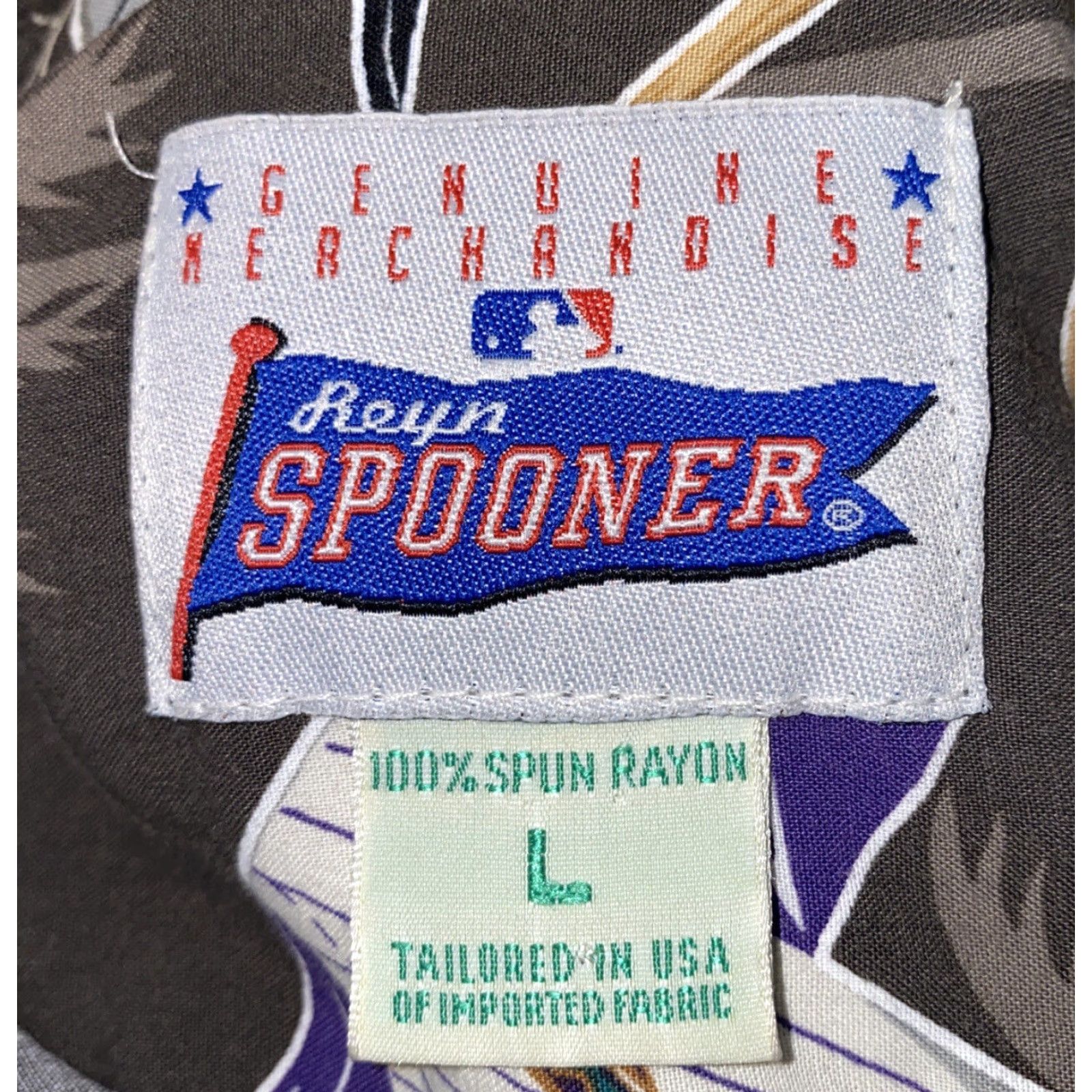 Reyn Spooner Reyn Spooner Baseball Hawaiian Shirt Mens Gray Rayon AZ DIAMONDBACKS Size L Size US L / EU 52-54 / 3 - 7 Thumbnail
