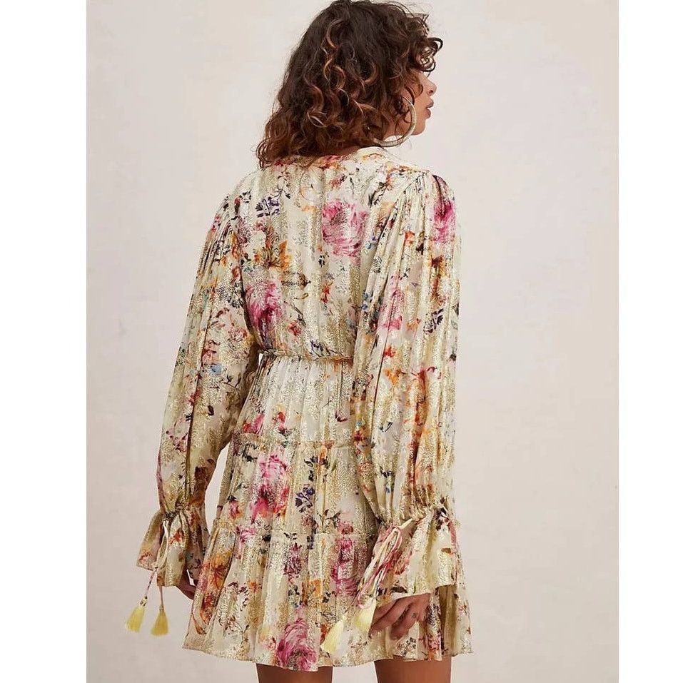 Free People New Free People Rococco Sands Cara Mini Dress $383 SMALL Size S / US 4 / IT 40 - 5 Thumbnail