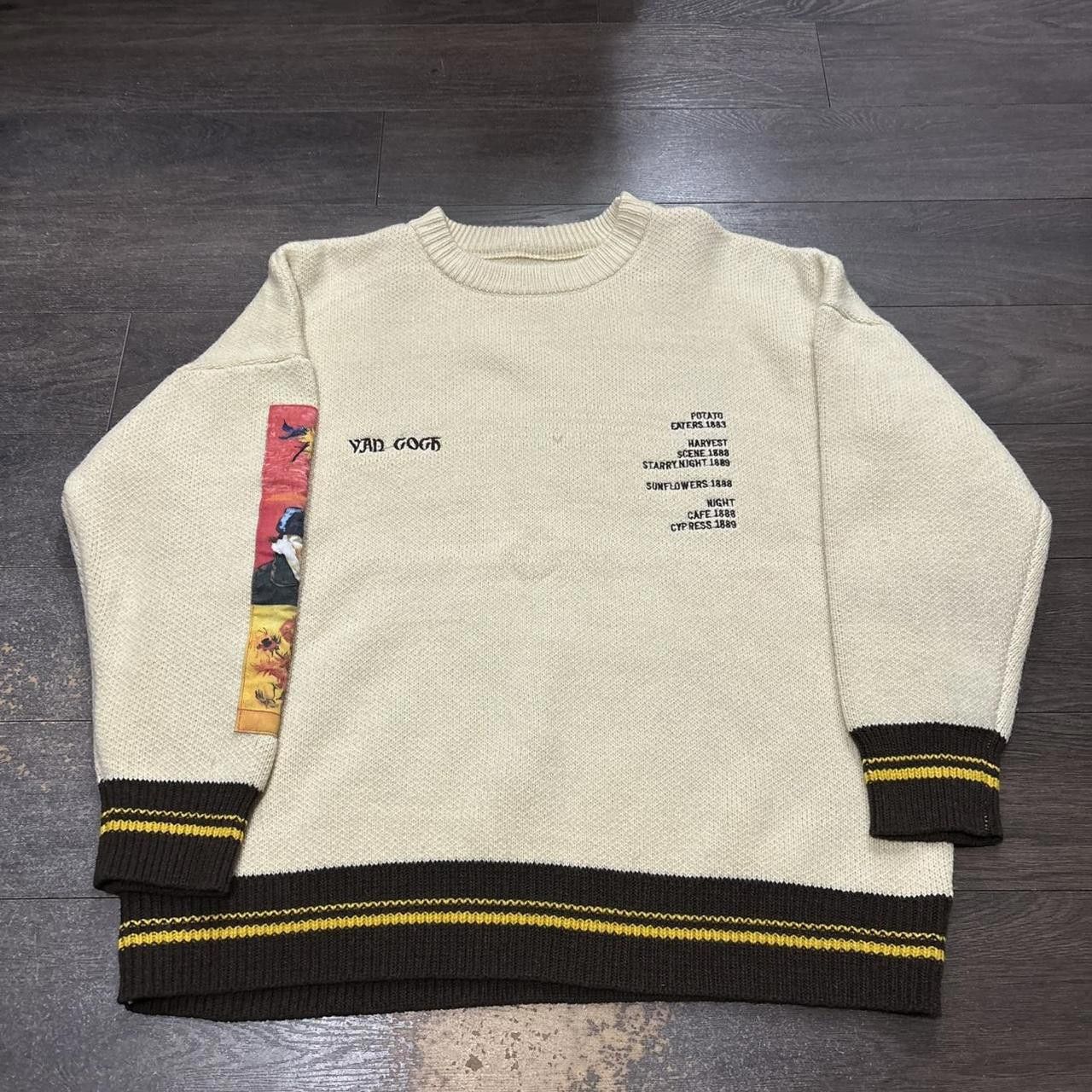 Designer Vincent Van Gogh knit sweater M Size US M / EU 48-50 / 2 - 3 Thumbnail