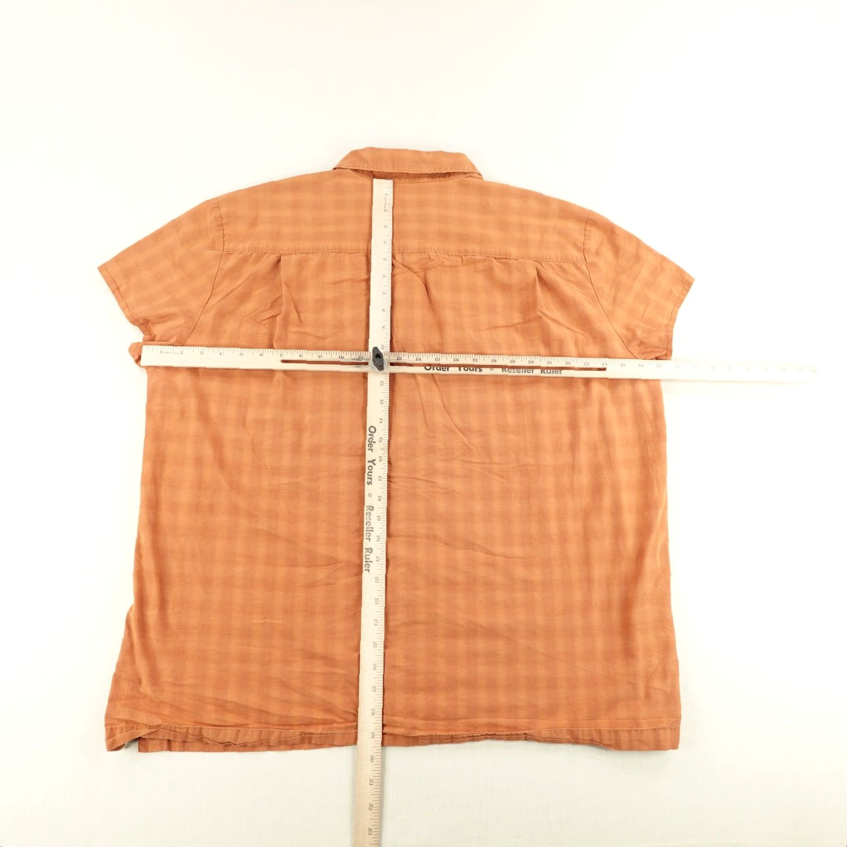 Vintage 5.11 Tactical Series Shirt Mens XL Orange Plaid Short Sleeve Button Up Utility Size US XL / EU 56 / 4 - 6 Thumbnail