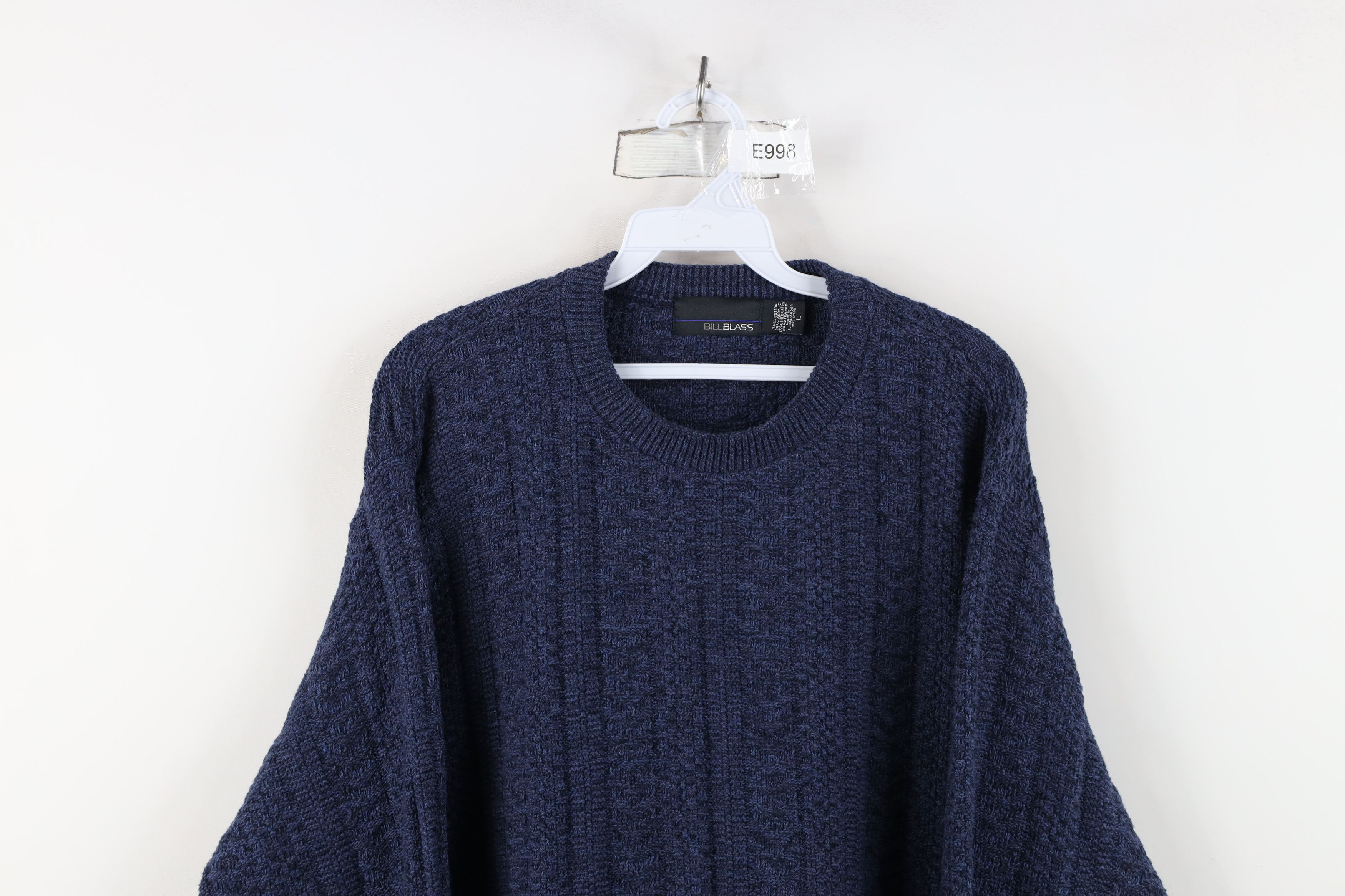 Vintage Vintage 90s Streetwear Framed Chunky Ribbed Knit Sweater Size US L / EU 52-54 / 3 - 2 Thumbnail