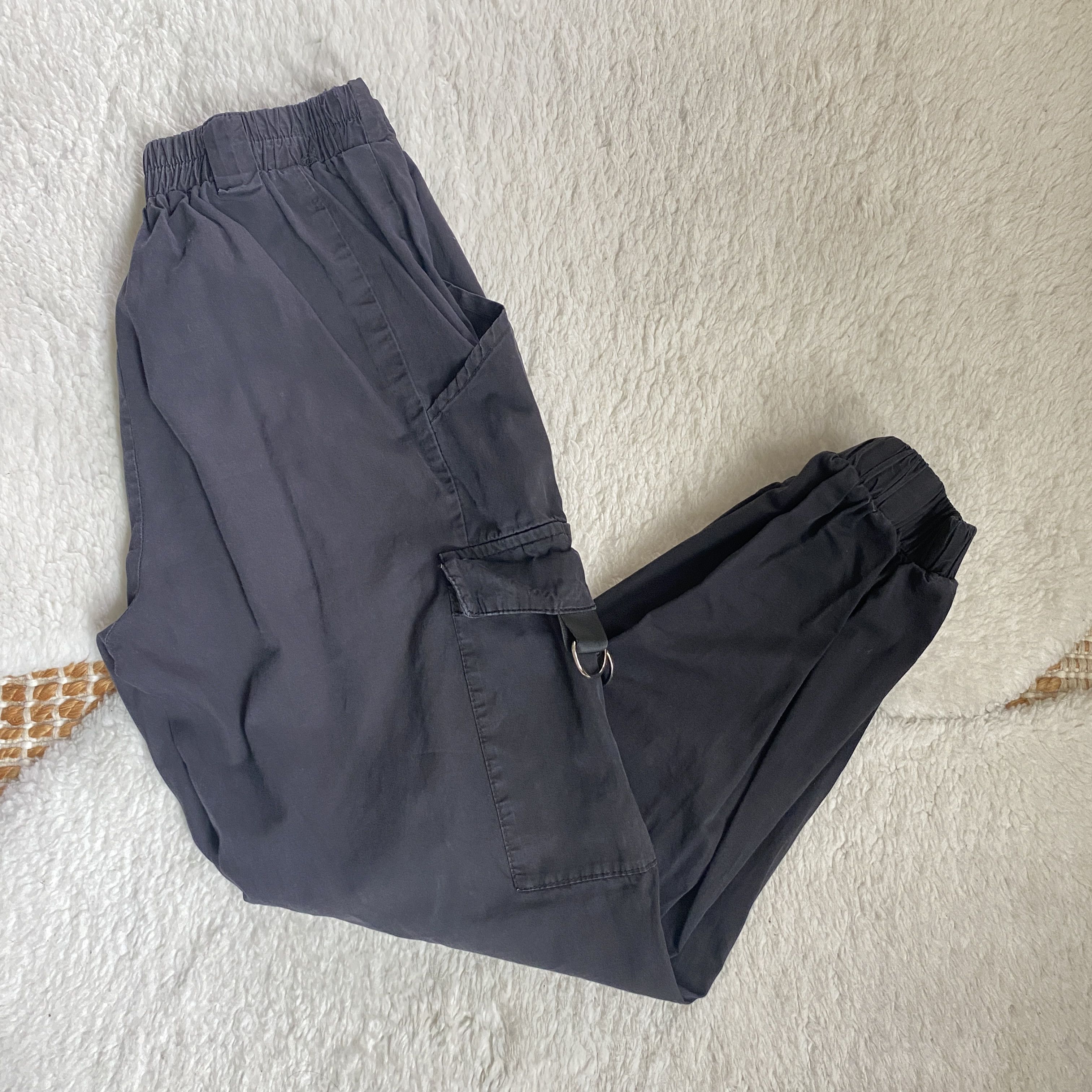 Other Y2K Streetwear Black Cargo Jogger Pants – Size Small Size 27" / US 4 / IT 40 - 3 Thumbnail