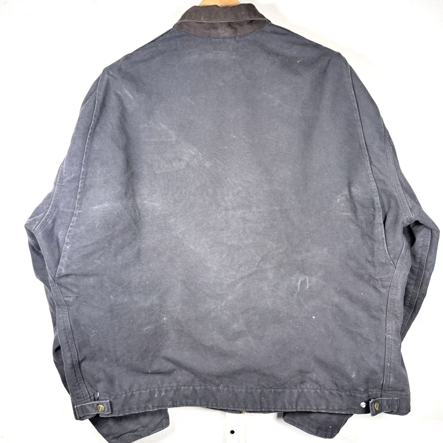 Carhartt VINTAGE Carhartt J97 Blk Size 3XL Tall Detroit Jacket Bomber Shirt Mens Size US XXL / EU 58 / 5 - 2 Thumbnail