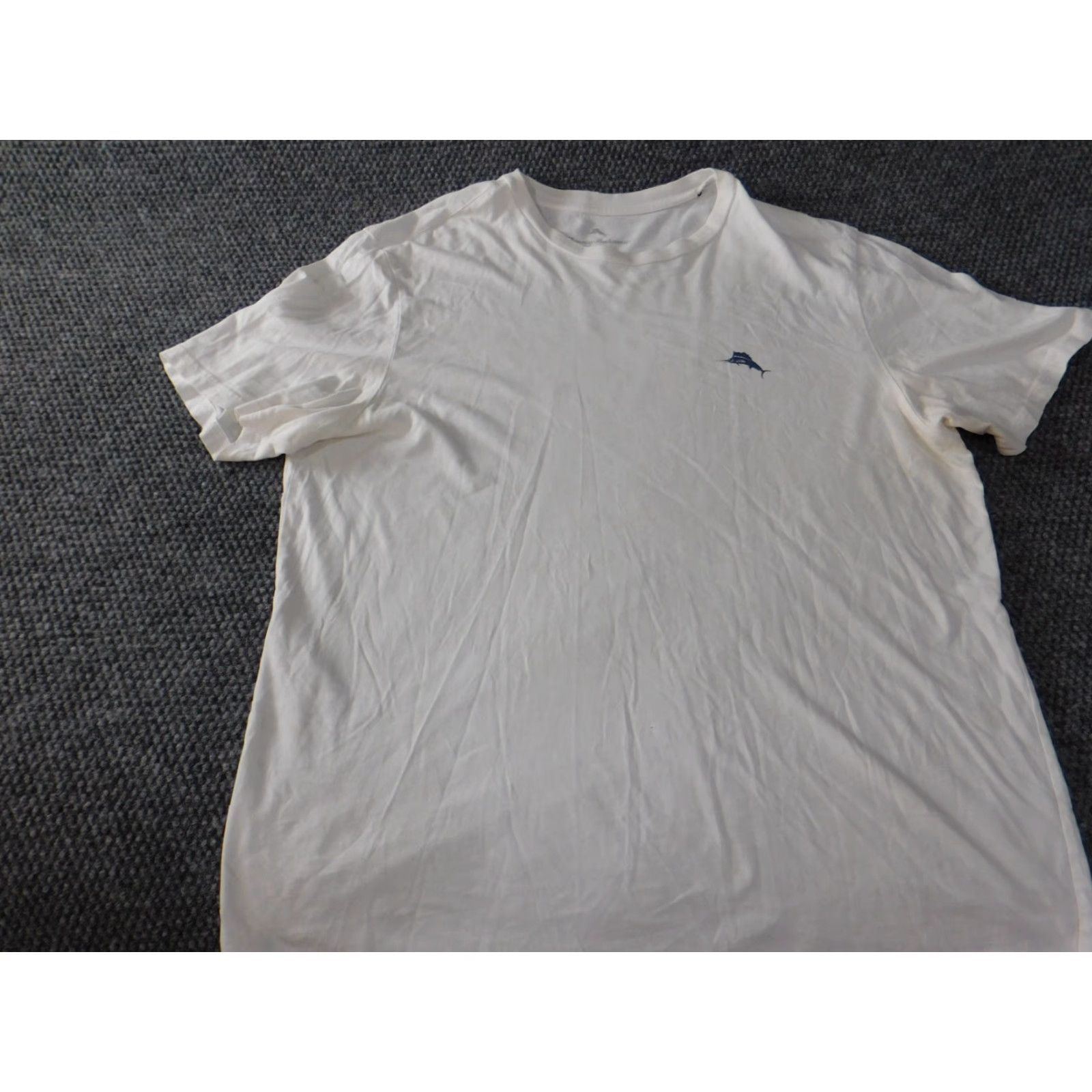 Tommy Bahama Tommy Bahama Shirt L White Marlin Mens Logo Classic Graphic Island Tropical Short Sleeve Crew Neck T-Shirt Mens Logo Vintage None Size US L / EU 52-54 / 3 - 3 Thumbnail