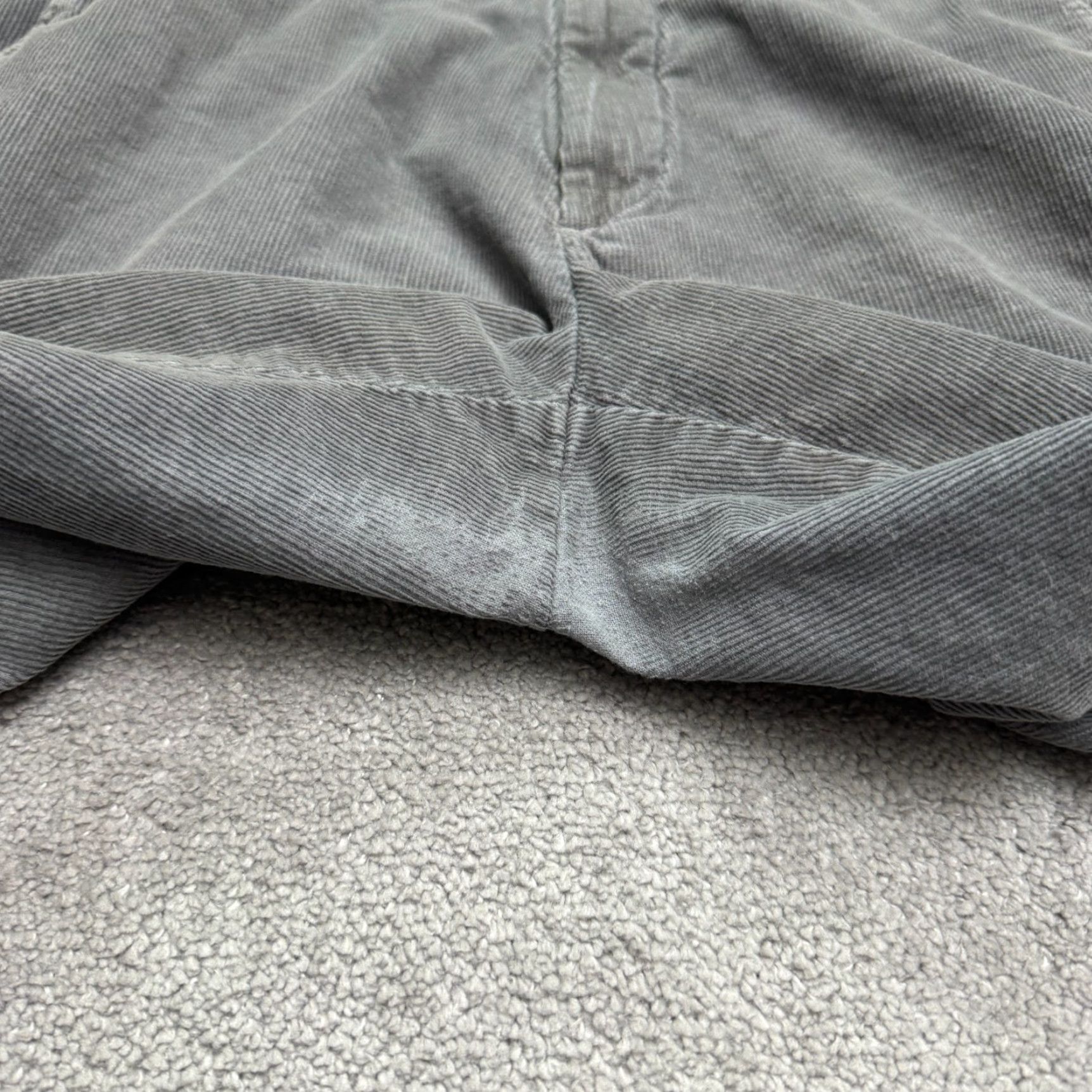 Dockers DOCKERS D3 Classic Corduroy Khaki Pants 36x29 Gray Cotton Straight Mens Size US 36 / EU 52 - 6 Thumbnail