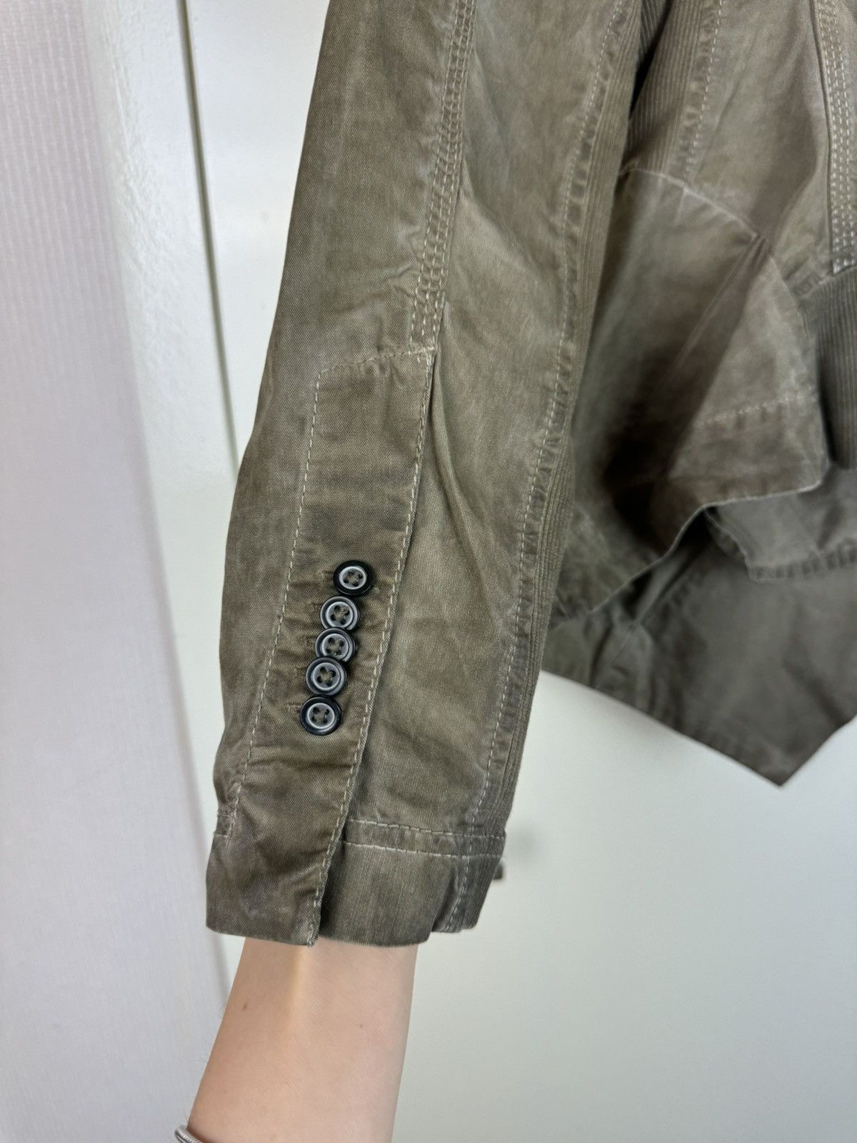 Rundholz Rundholz asymmetric tulip jacket cotton blazer khaki brown S Size S / US 4 / IT 40 - 12 Thumbnail