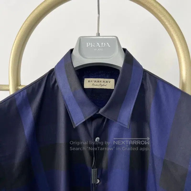Burberry Burberry Men's Cotton Long Sleeve Shirt. Size US M / EU 48-50 / 2 - 2 Thumbnail