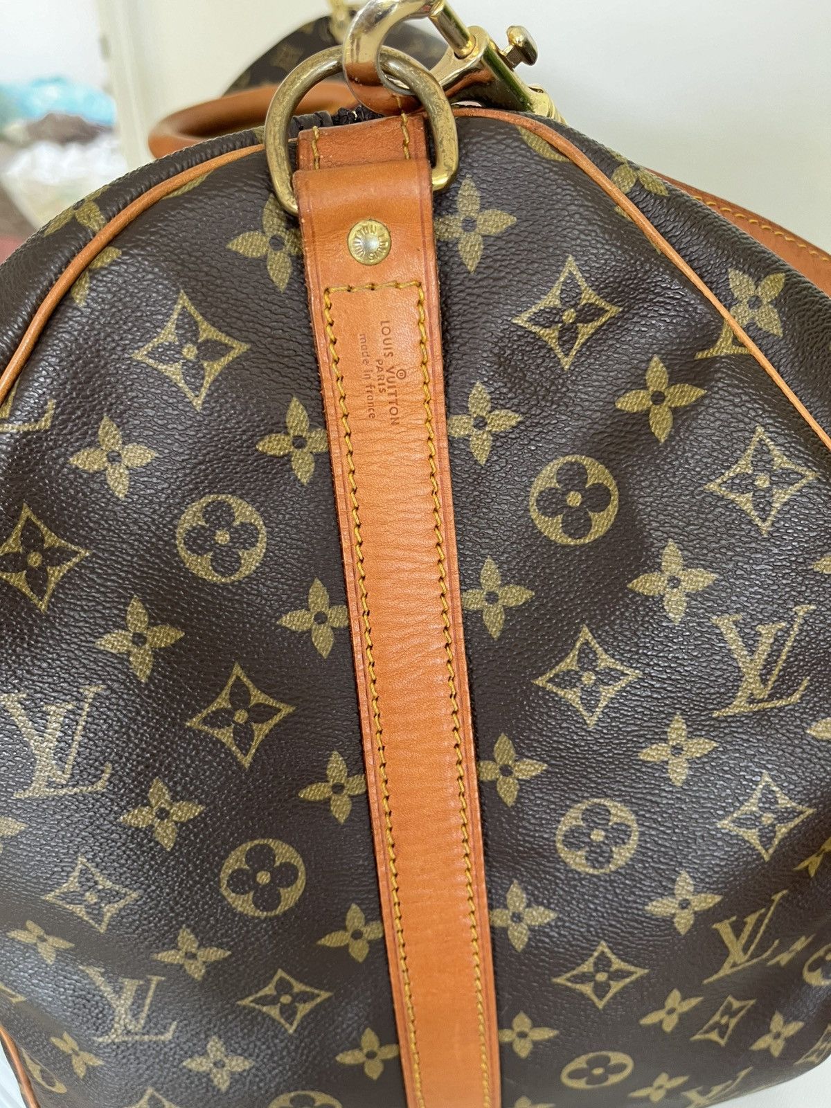 Louis Vuitton Authentic Louis Vuitton Keepall Bandouliere/Vintage/Brown Size ONE SIZE - 9 Thumbnail