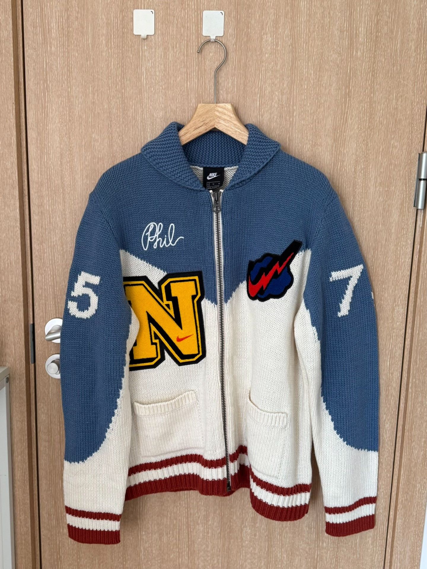 Nike Nike NSW Retro College Zip Cardigan Size US M / EU 48-50 / 2 - 1 Thumbnail