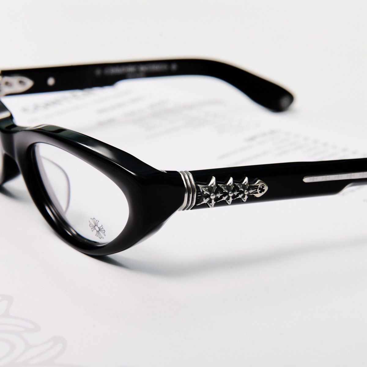 Chrome Hearts CHROME HEARTS BLASTER BLACK GLASSES Size ONE SIZE - 3 Thumbnail