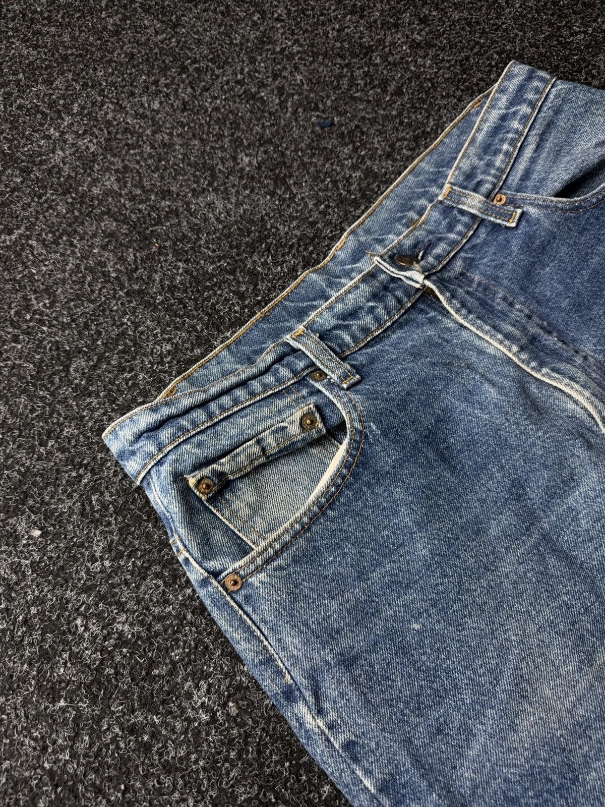 Levi's Vintage Clothing Archive Vintage 90s Levi’s 517 Made in USA Bootcut Jeans Size US 35 - 11 Thumbnail