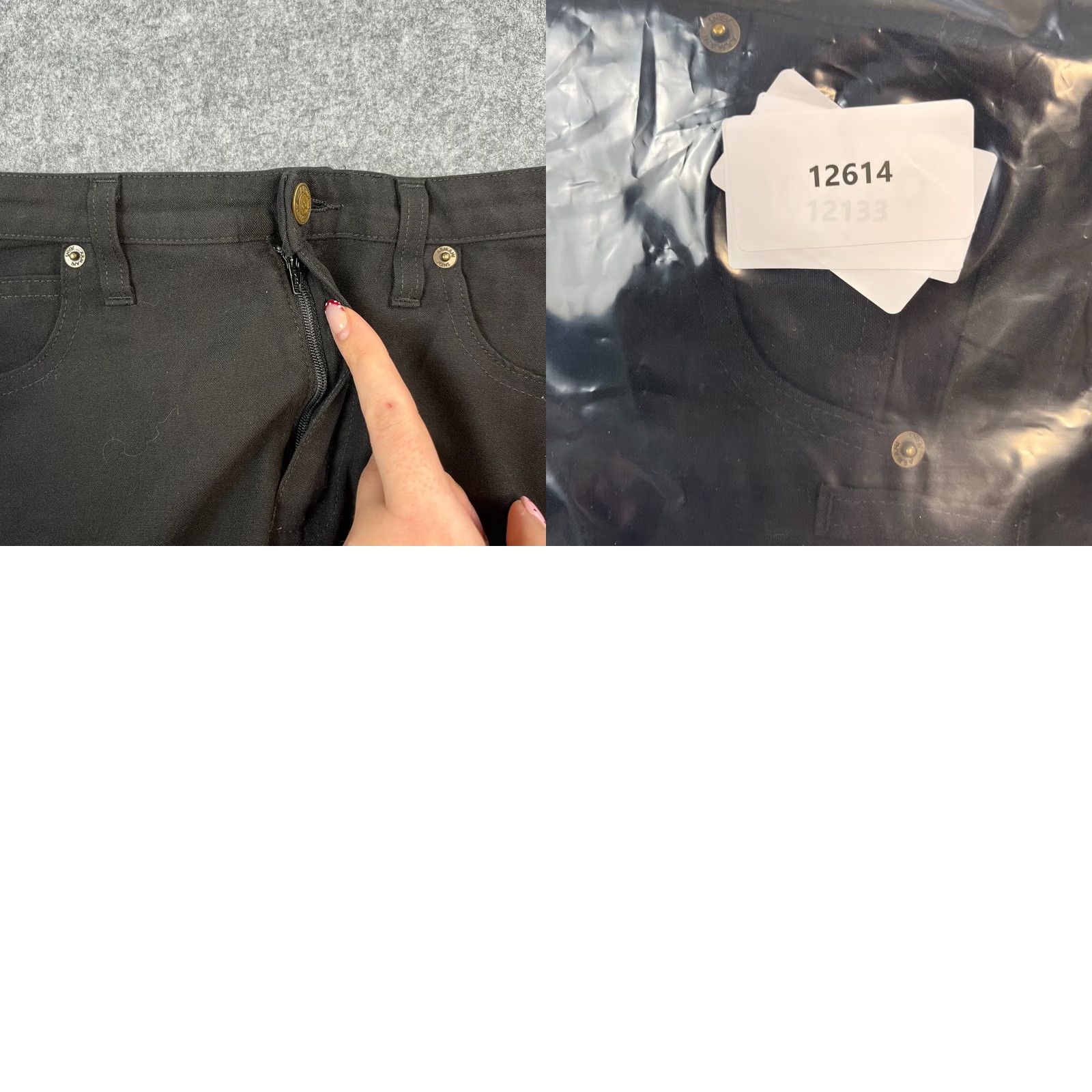 Armani Armani Chino Trousers Womens 10 Black Straight Rise Mid 8.5-10.5in Vintage Italy Casual Workwear Size 32" / US 10 / IT 46 - 9 Thumbnail