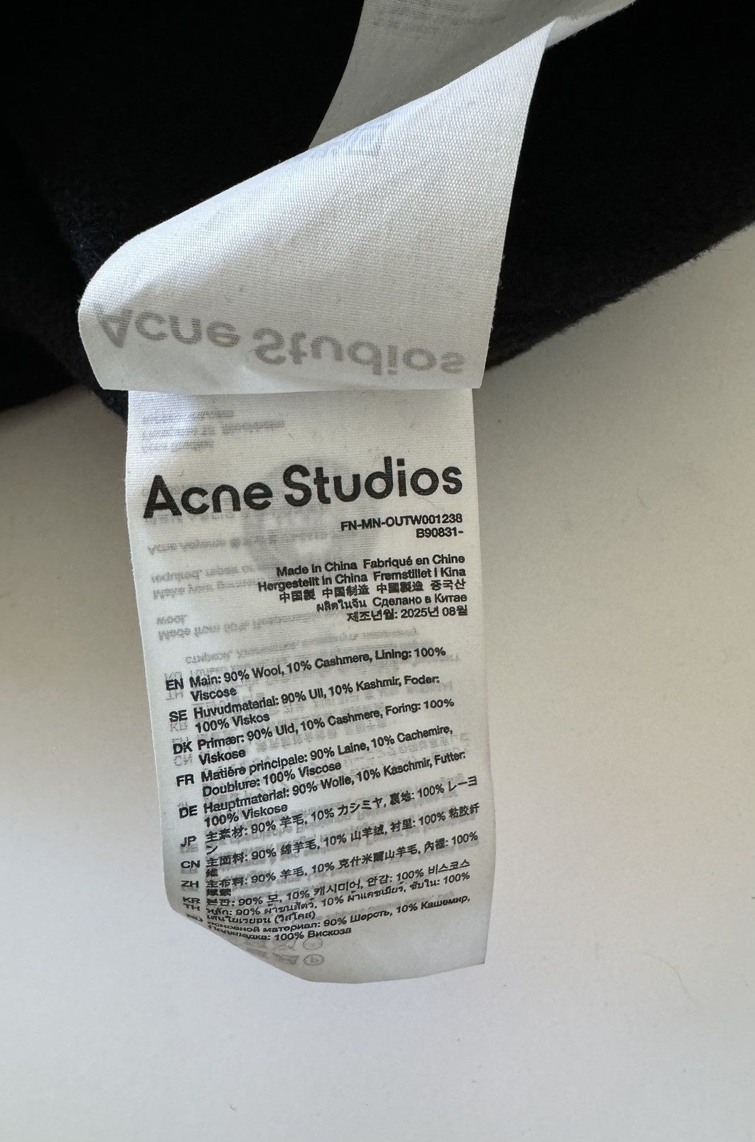 Acne Studios Acne Studios Wool and Cashmere Jacket with Hood Size US S / EU 44-46 / 1 - 10 Thumbnail