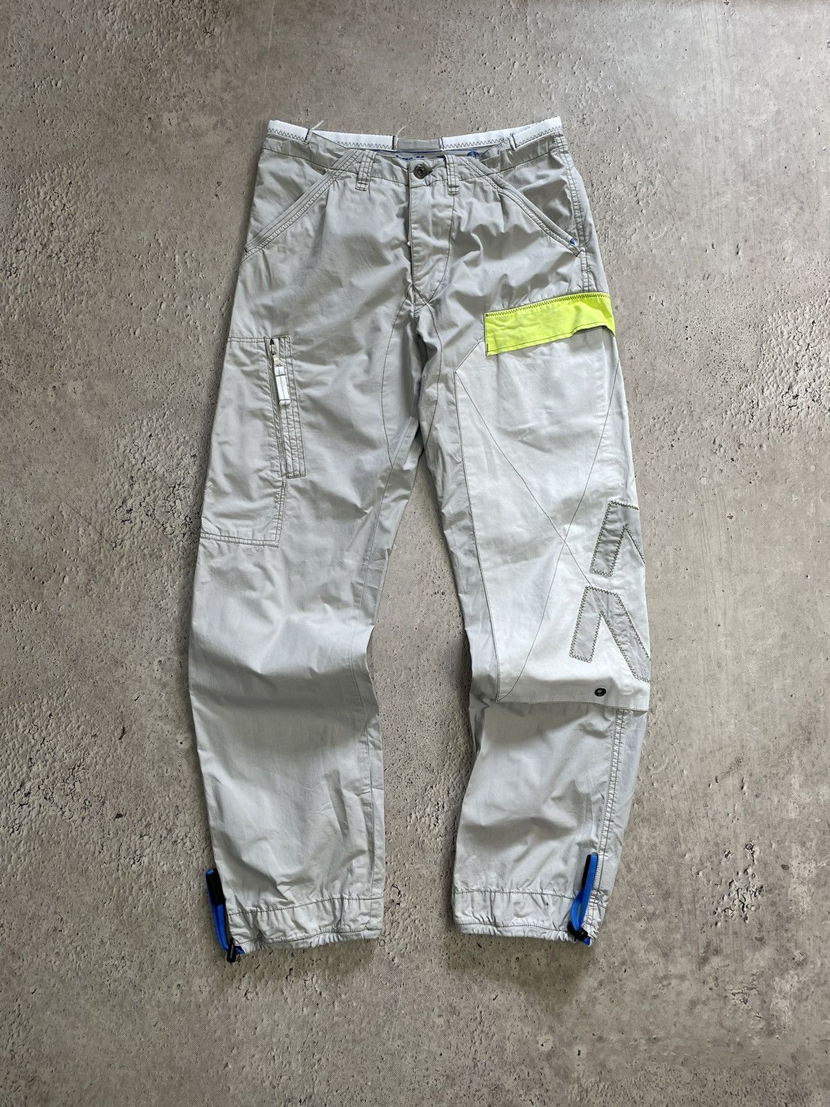 Japanese Brand × Vintage Vintage Like Diesel Y2K Baggy Fit Cargo Pants Jeans Size US 31 - 4 Thumbnail