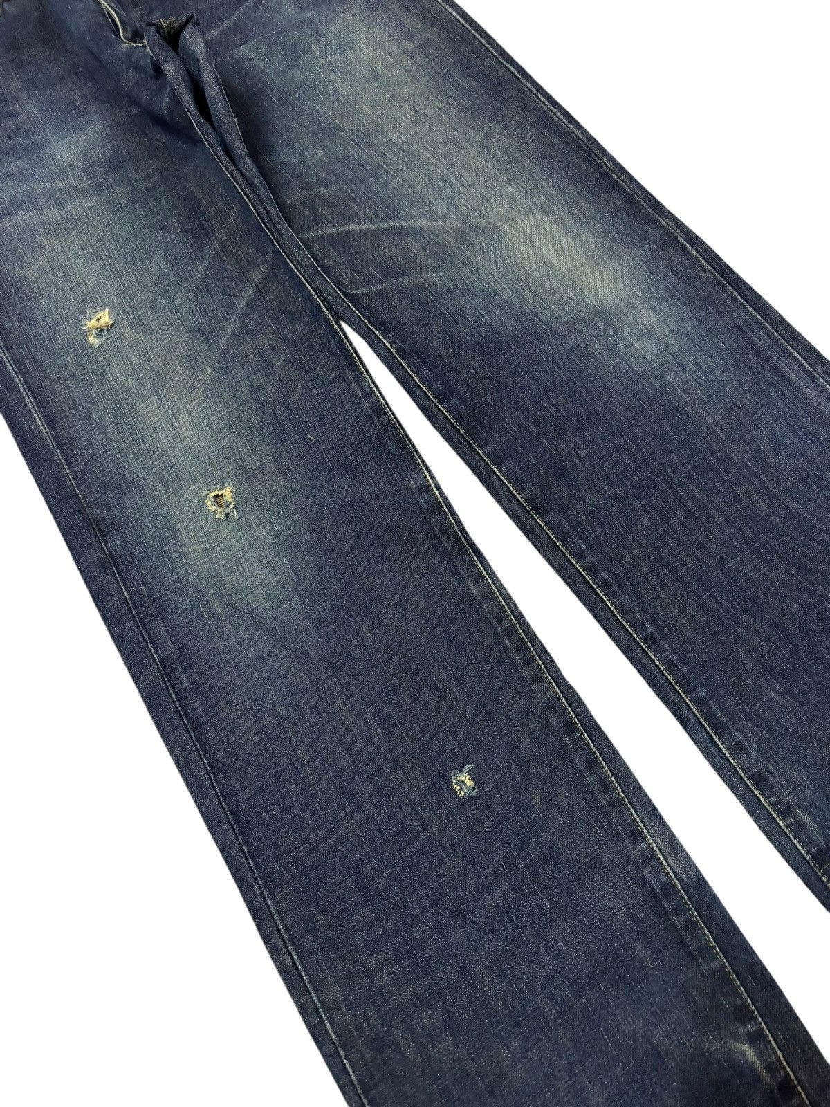 Edwin Vtg Edwin Japan 503Z Distressed Jeans Size US 28 / EU 44 - 4 Thumbnail