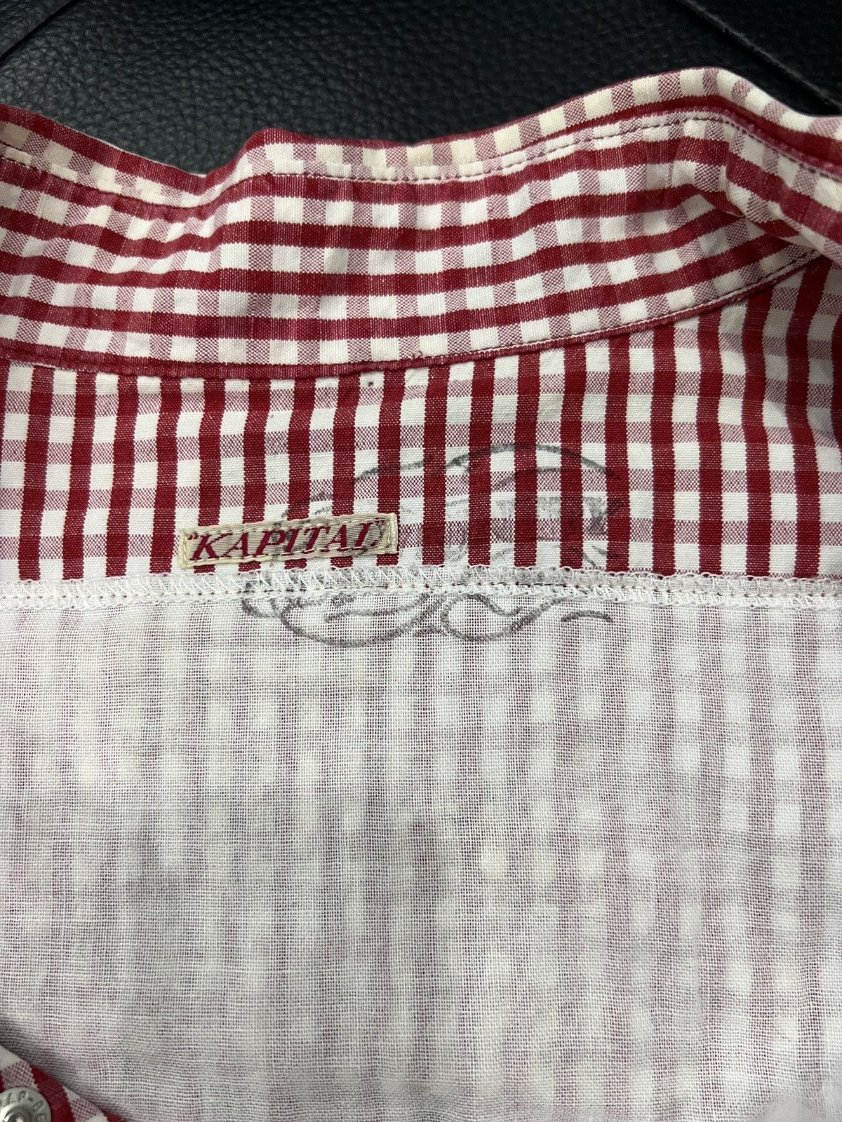 Kapital Kapital American Flag Motif Plaid Snap Shirt Size US L / EU 52-54 / 3 - 13 Thumbnail