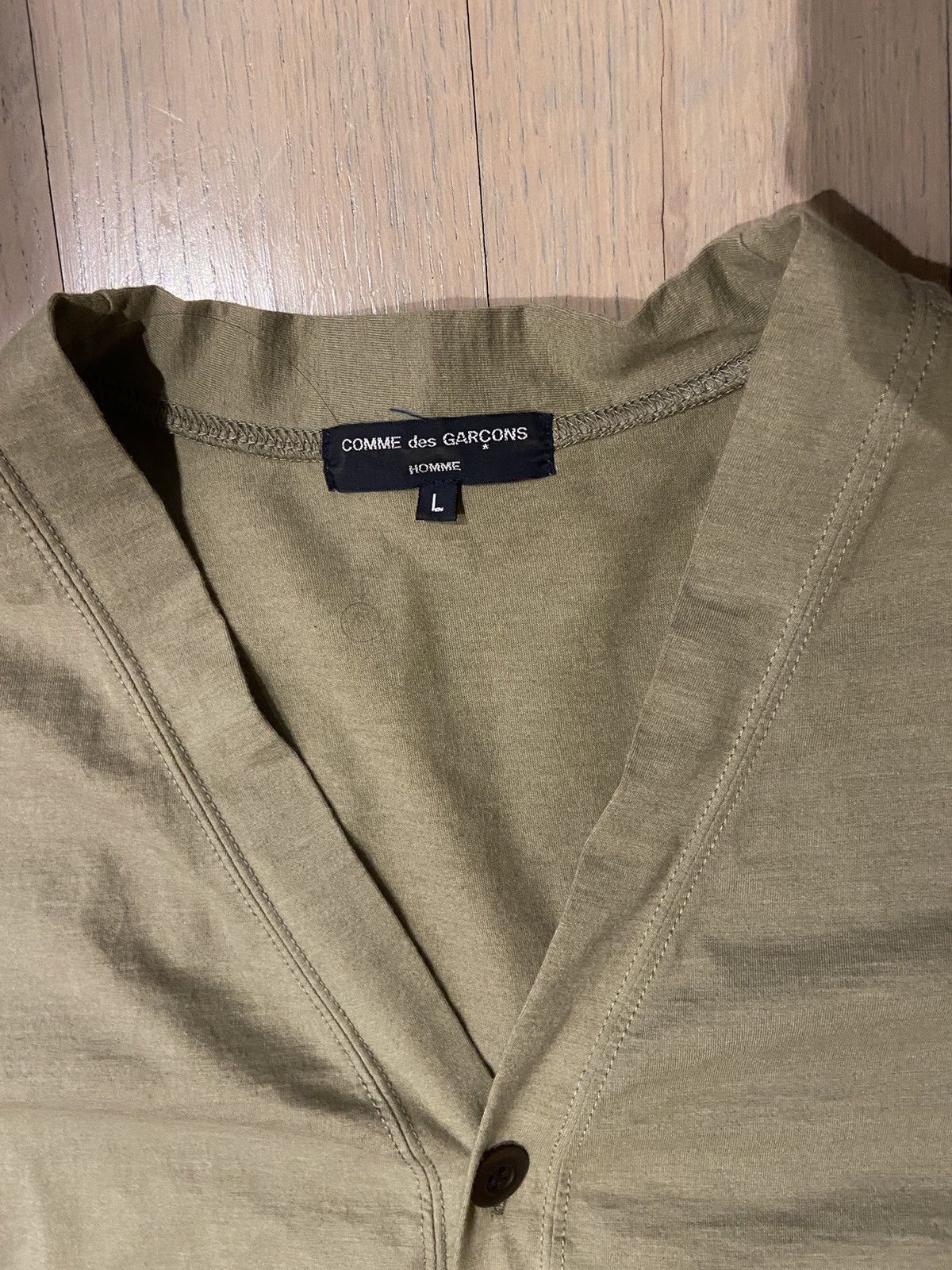 Comme des Garcons Homme Comme Des Garçons Homme Back logo cardigan Size US L / EU 52-54 / 3 - 6 Thumbnail