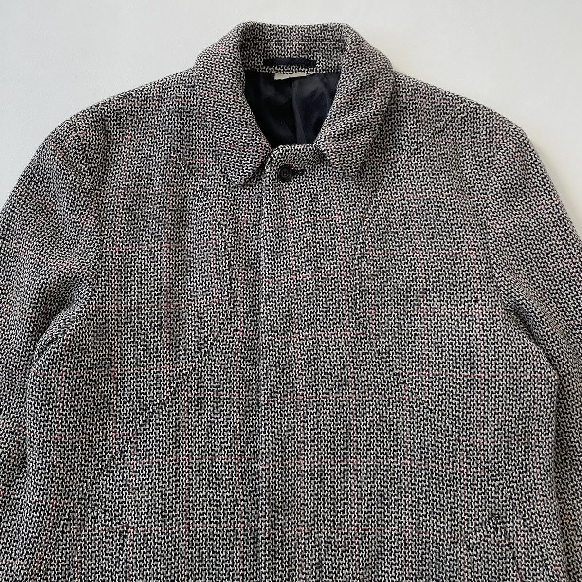 Comme des Garcons A/W 03 Panelled Patterned Weave Overcoat Size US L / EU 52-54 / 3 - 3 Thumbnail