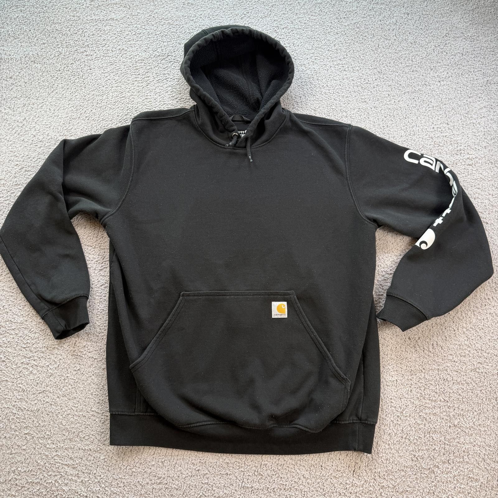 Carhartt Carhartt Black Pullover Hoodie L Loose Fit K288 Sweatshirt Size US L / EU 52-54 / 3 - 1 Thumbnail