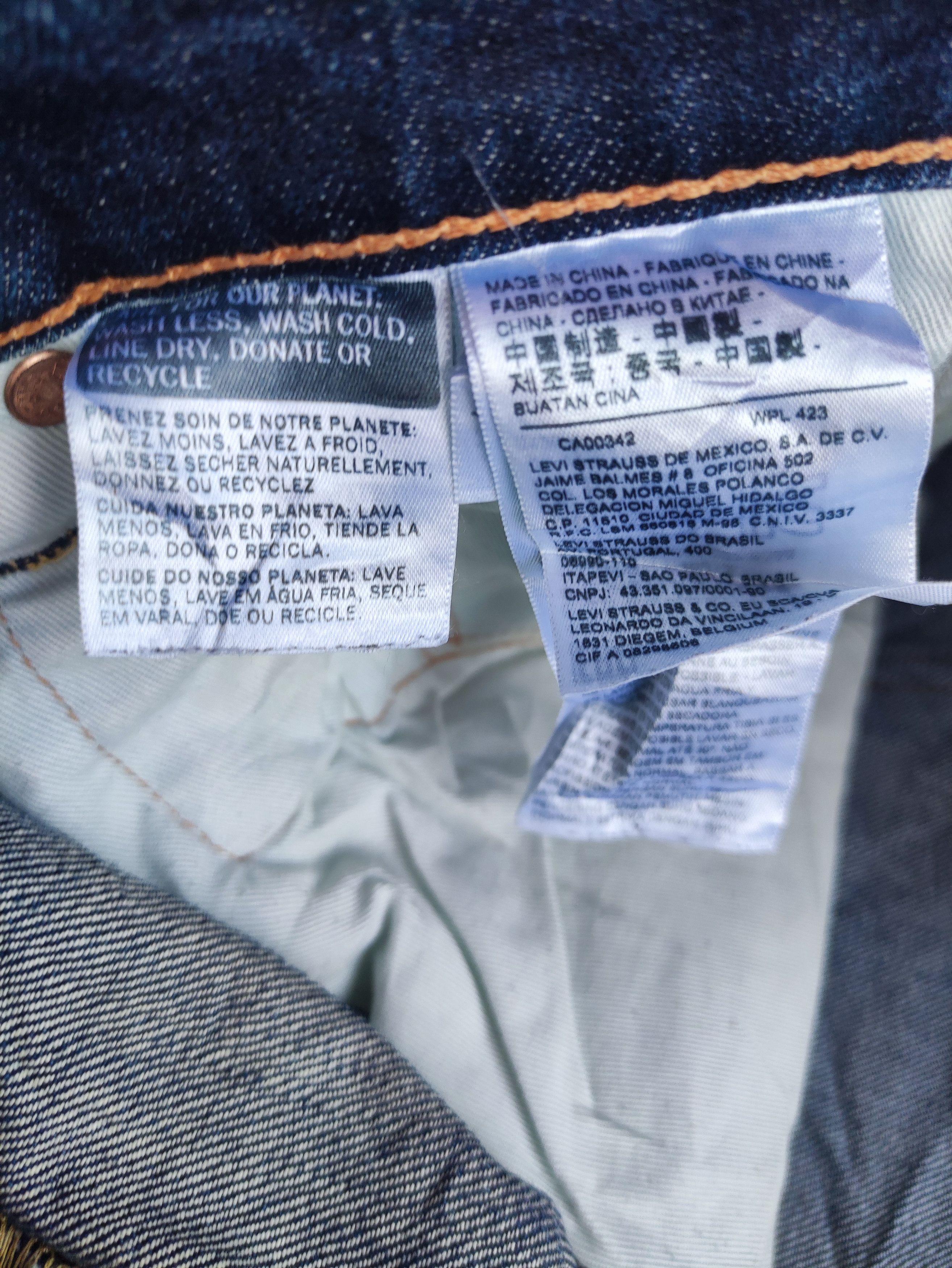 Jean × Levi's × Vintage VINTAGE LEVI’S 502 DISTRESSED JEANS FADED DENIM PANTS W35 Size US 35 - 6 Thumbnail