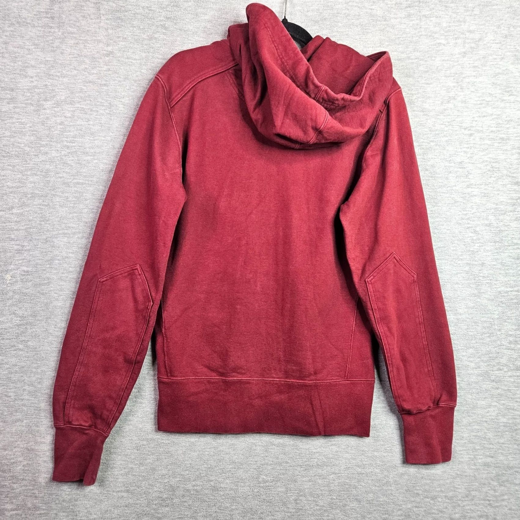Vintage American Giant Womens Red Zip Hoodie Heavy Weight Size S Full Zip Casual Size S / US 4 / IT 40 - 2 Thumbnail