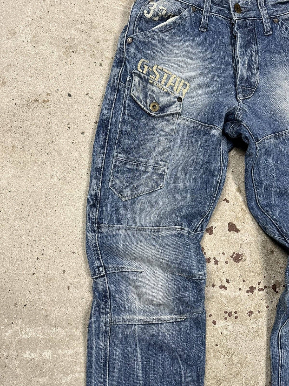 G-Star × Japanese Brand × Vintage Vintage Y2K G Star Raw 3301 Embroidery Denim Pants Jeans Size US 28 / EU 44 - 5 Thumbnail