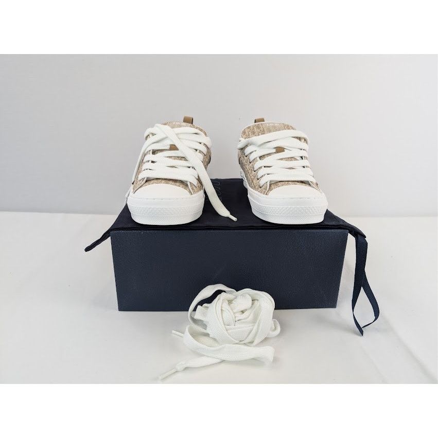 Dior o1rshd1 Skater Canvas Sneaker in Beige Size US 8 / EU 41 - 19 Thumbnail