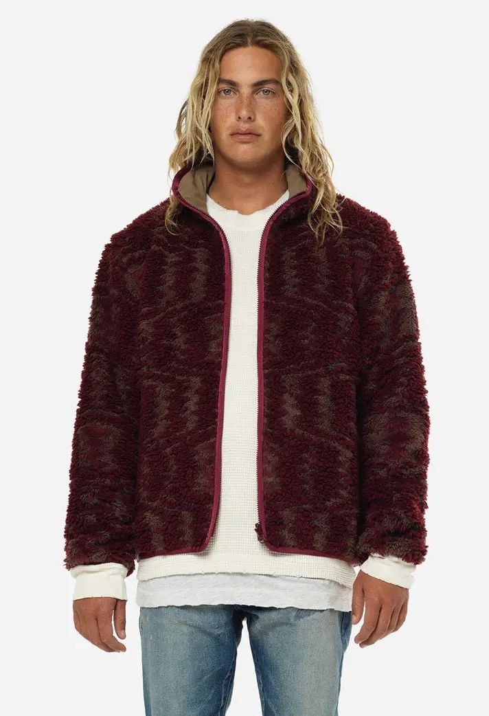 John Elliott Roan Jacquard Full Zip Fleece Jacket Size US S / EU 44-46 / 1 - 9 Thumbnail
