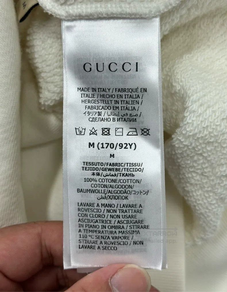 Gucci Gucci White Year of the Tiger Limited Printed Logo Hooded Size US M / EU 48-50 / 2 - 4 Thumbnail