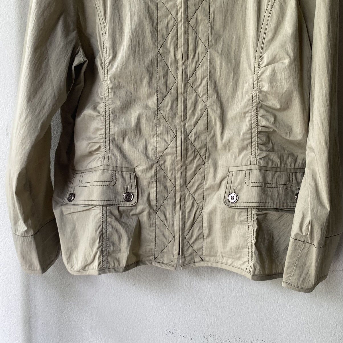 Kansai Yamamoto KANSAI BIS Beige Zip Jacket with Pocket Detail Size M / US 6-8 / IT 42-44 - 5 Thumbnail