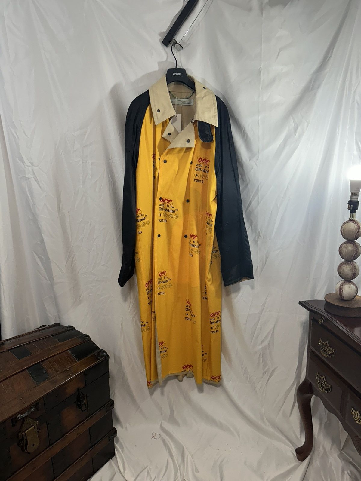 Off White Raincoat x Peacoat