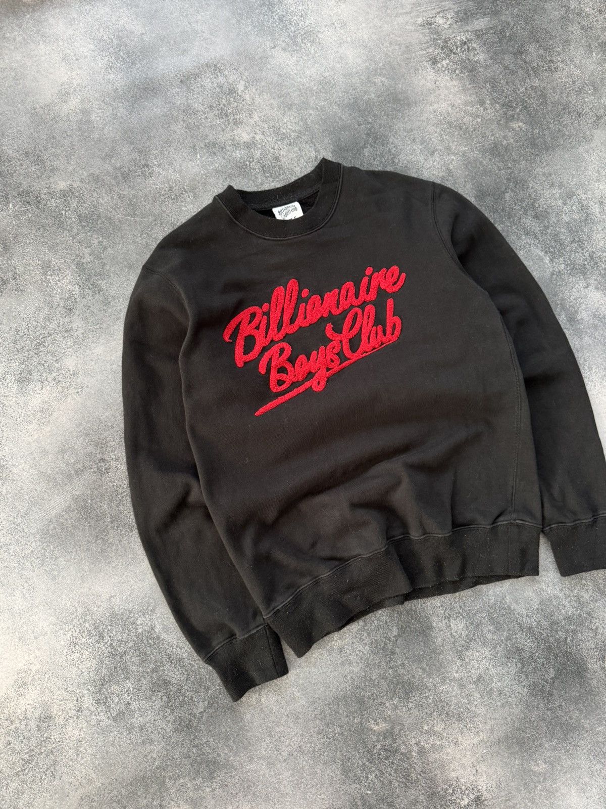 Billionaire Boys Club Billionaire Boys Club Red Chenille Script Sweatshirt Size US S / EU 44-46 / 1 - 2 Thumbnail