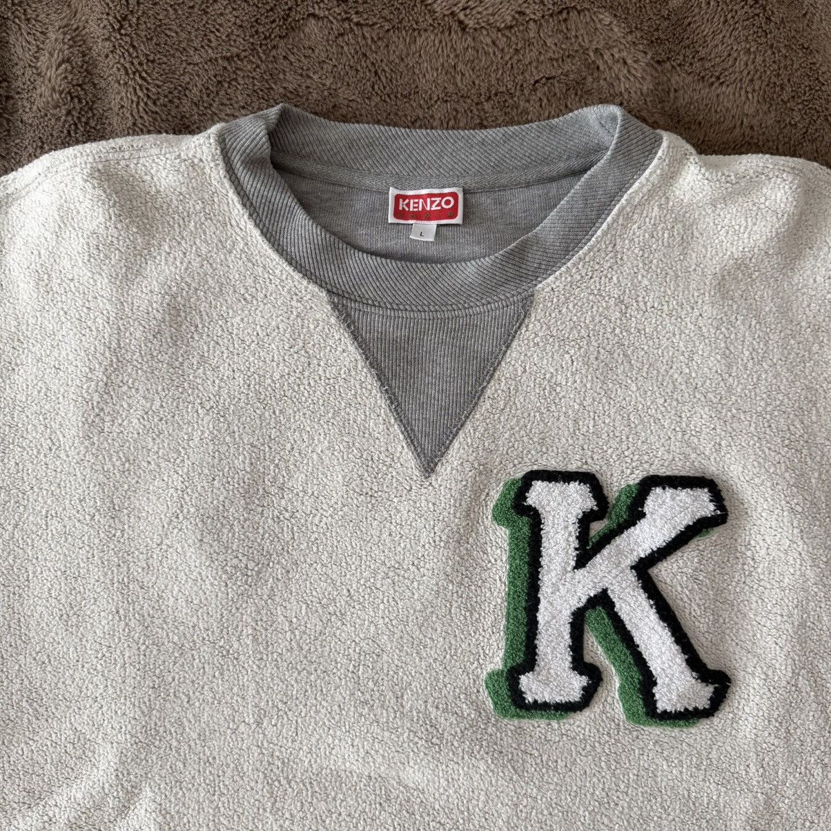 Kenzo Kenzo Varsity Fleece Sweater Size US L / EU 52-54 / 3 - 3 Thumbnail