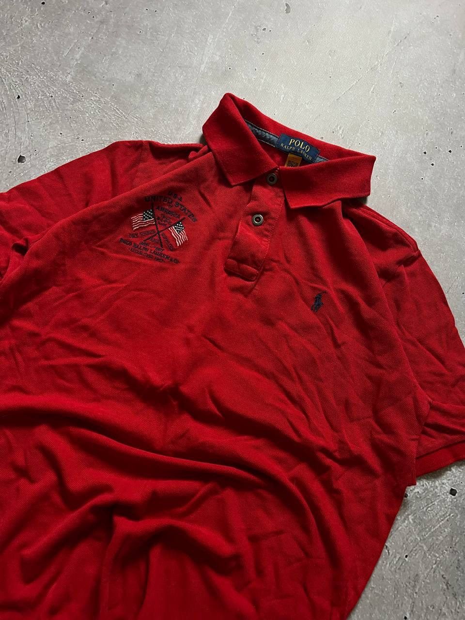 Polo Ralph Lauren Polo Ralph Lauren Custom Fit Men's Shirt American Flag S Size US S / EU 44-46 / 1 - 2 Thumbnail