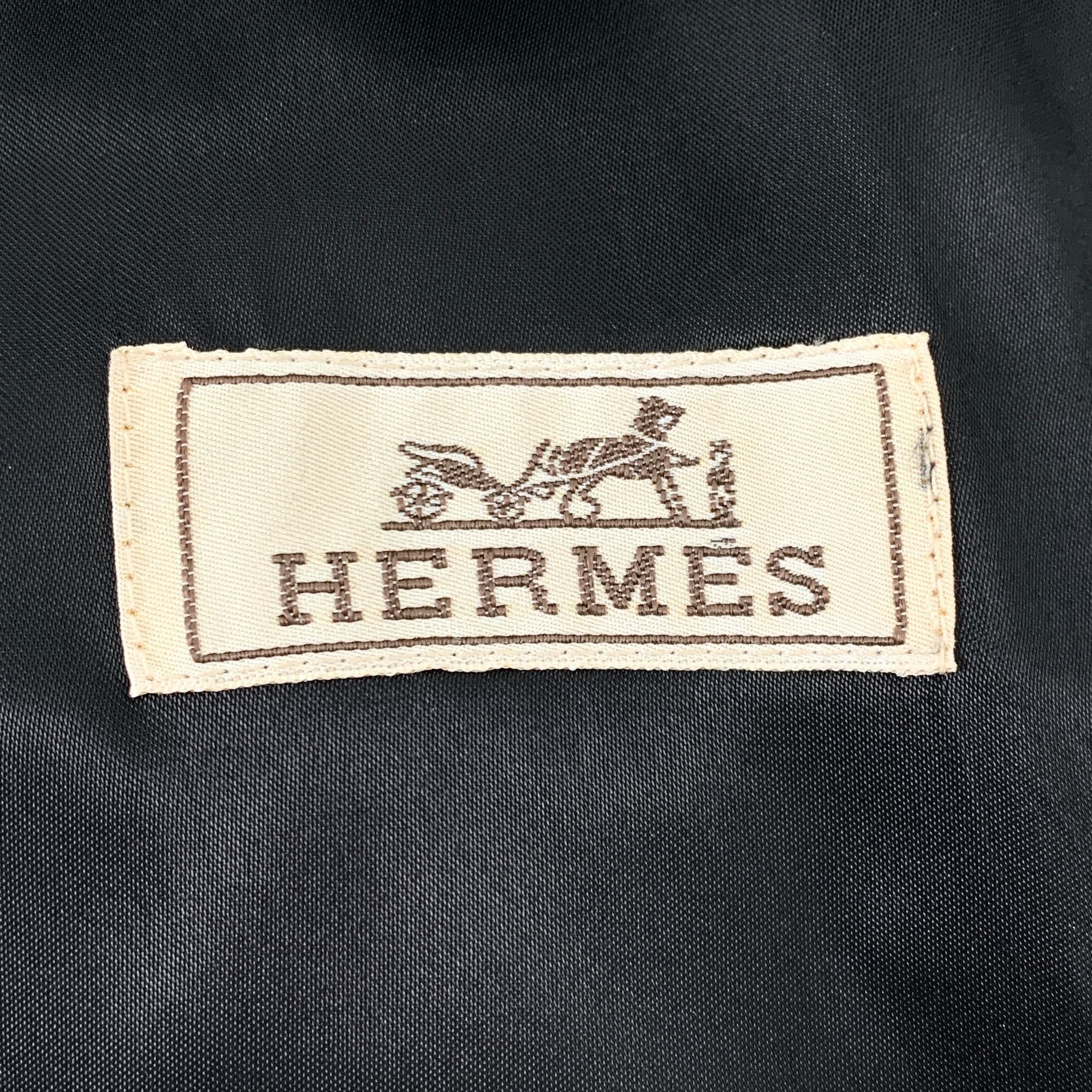Hermes Hermès Black Wool & Beaver Fur Collar Jacket Size 48 Size US M / EU 48-50 / 2 - 5 Thumbnail