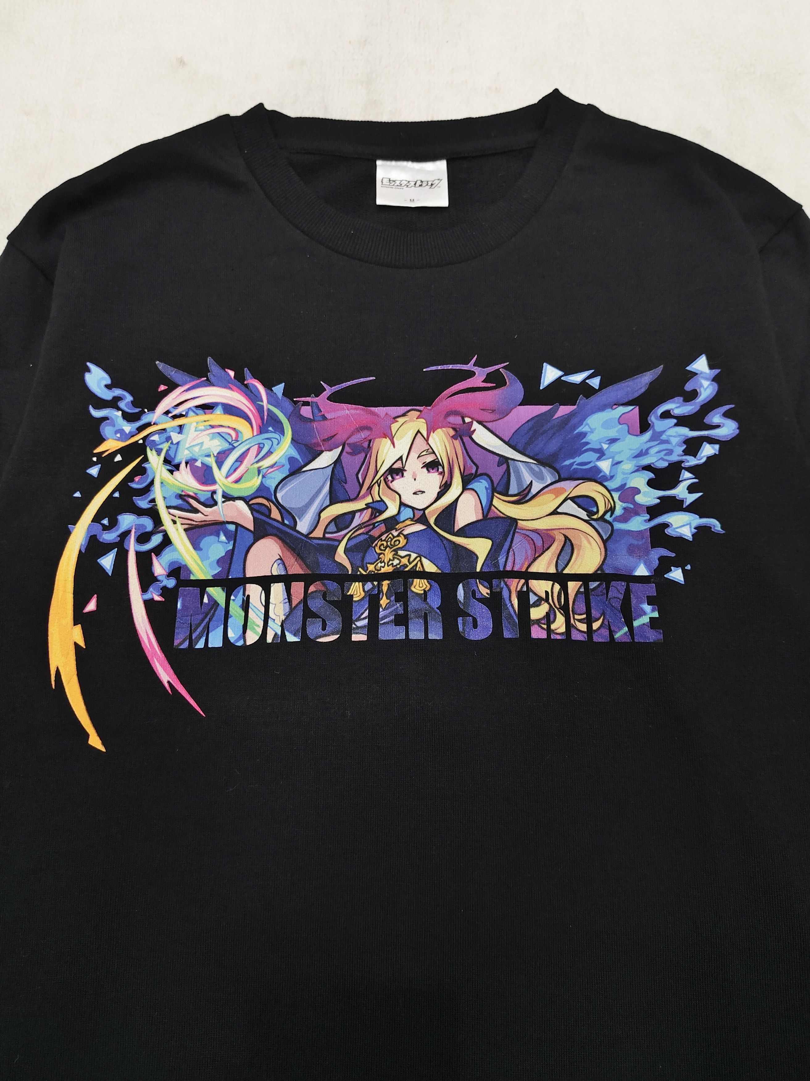 Anime 🔥Monster Strike Anime Powerfull Graphic Crewneck Sweatshirt Size US M / EU 48-50 / 2 - 2 Thumbnail