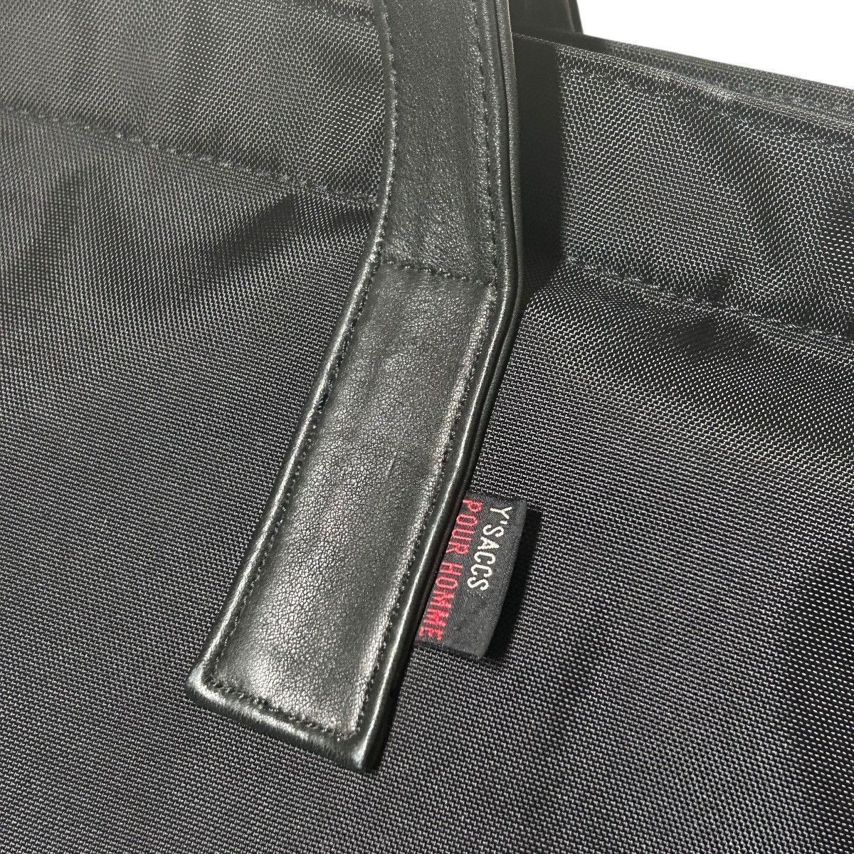 Yohji Yamamoto 530 90s Yohji Yamamoto Y'SACCS pour homme bag black vintage Size ONE SIZE - 5 Thumbnail