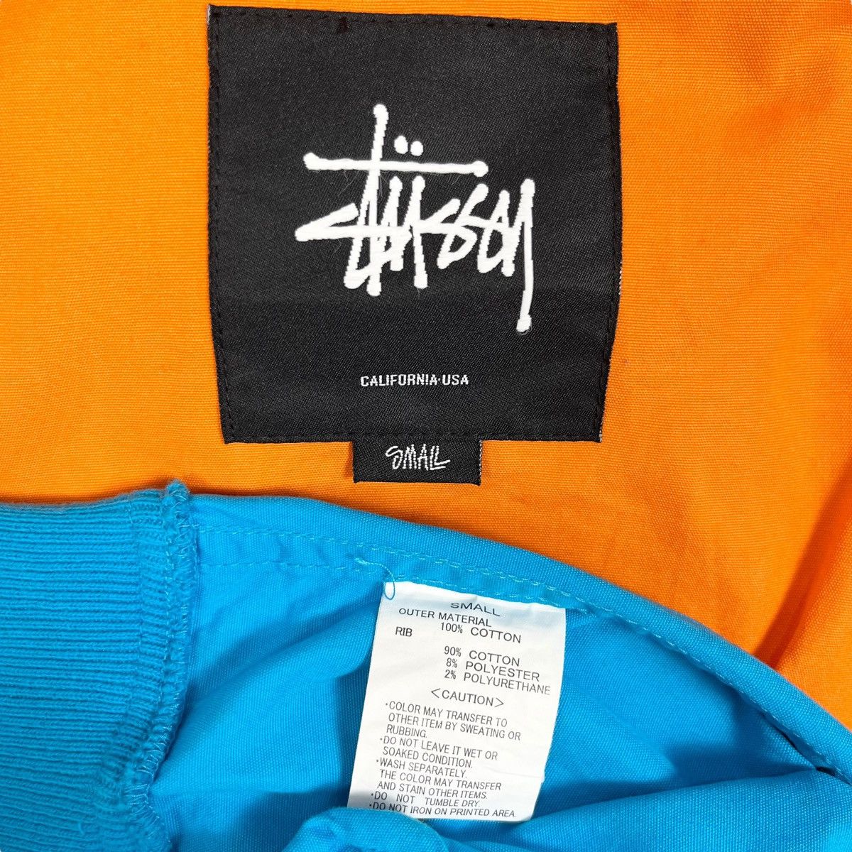Stussy Stussy Colorblock Zipper Hoodie Jacket Spell Out Logo Size US S / EU 44-46 / 1 - 8 Thumbnail