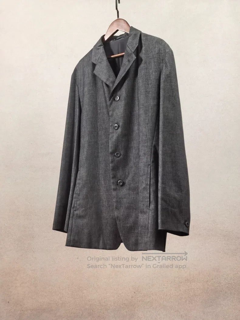 Issey Miyake Issey Miyake Gray Washed Men's Jacket Size US M / EU 48-50 / 2 - 1 Thumbnail