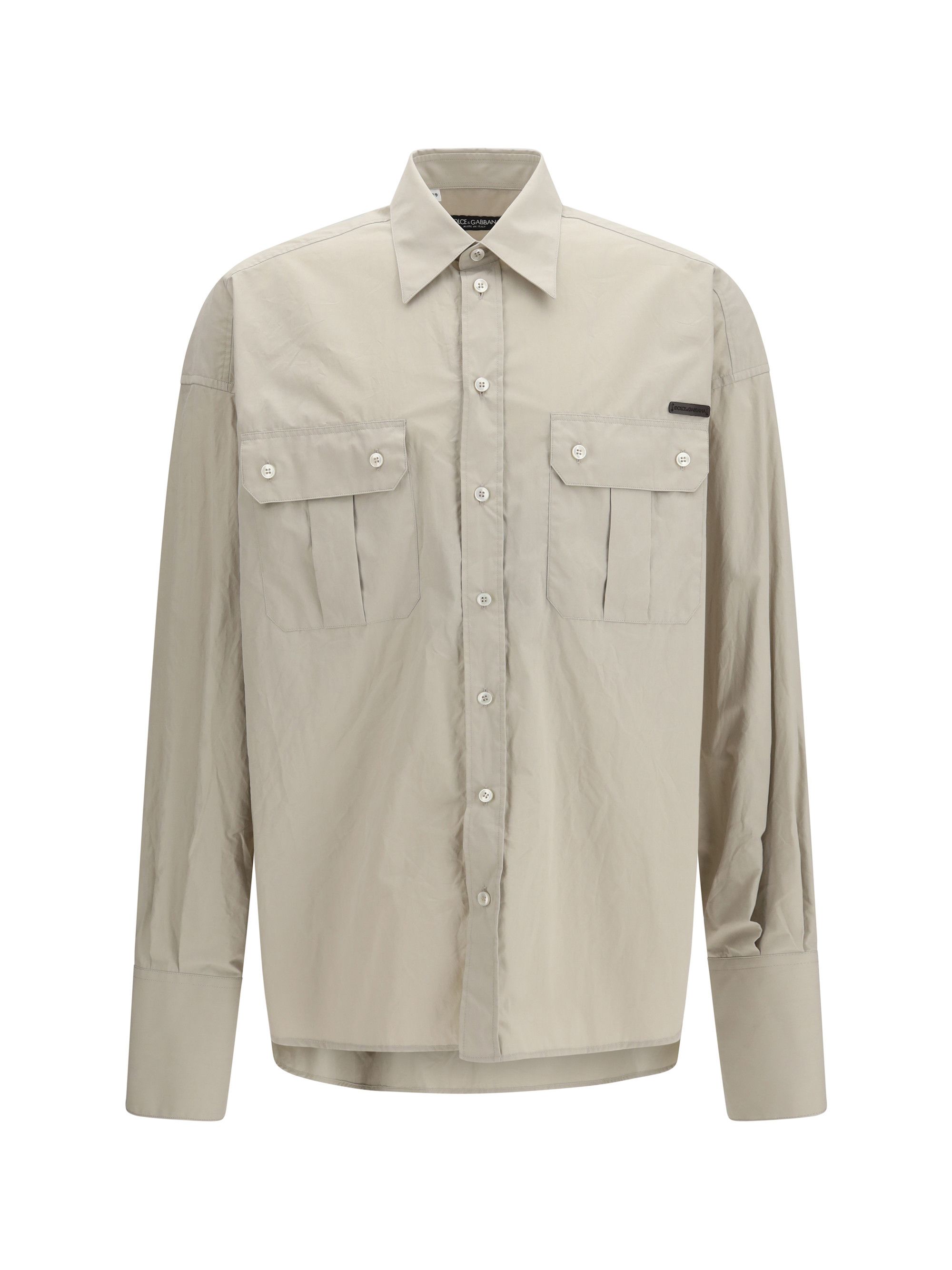 Dolce & Gabbana Poplin Shirt Size US L / EU 52-54 / 3 - 1 Thumbnail
