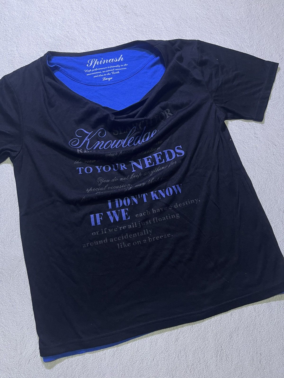 Japanese Brand Y2K SPINASH short sleeve tshirt women's Size M / US 6-8 / IT 42-44 - 4 Thumbnail