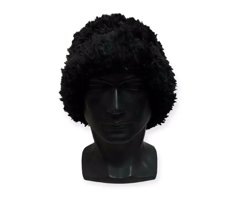 Japanese Brand Japanese Brand Fur Fleece Beanie Hat Size ONE SIZE - 1 Thumbnail