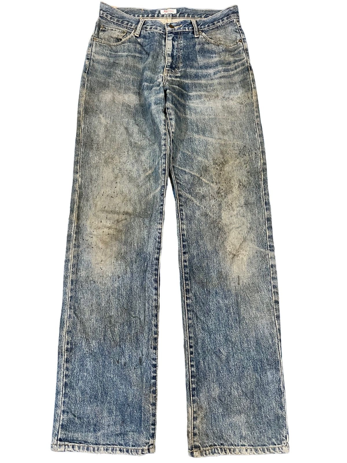 Beauty Beast Vintage Hanes Mudwash Jeans Size US 32 / EU 48 - 1 Thumbnail