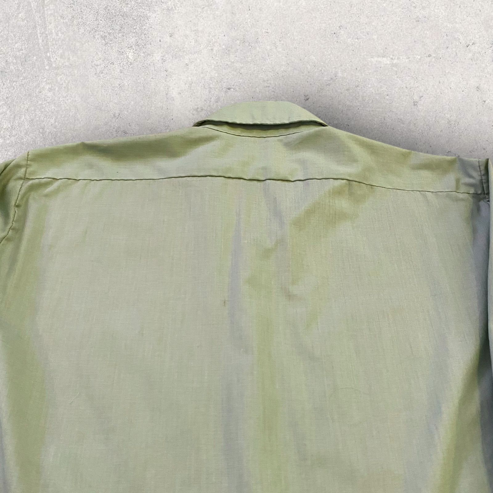 Arrow × Vintage Vintage Arrow Pistachio Green Dagger Collar 70s Button Up Size US L / EU 52-54 / 3 - 6 Thumbnail